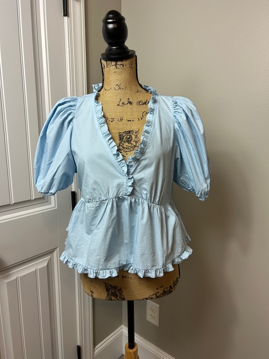 Day + Moon Tops - Day + Moon blue top large